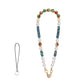 Beaded Phone Wrist Strap with Removable Clasps