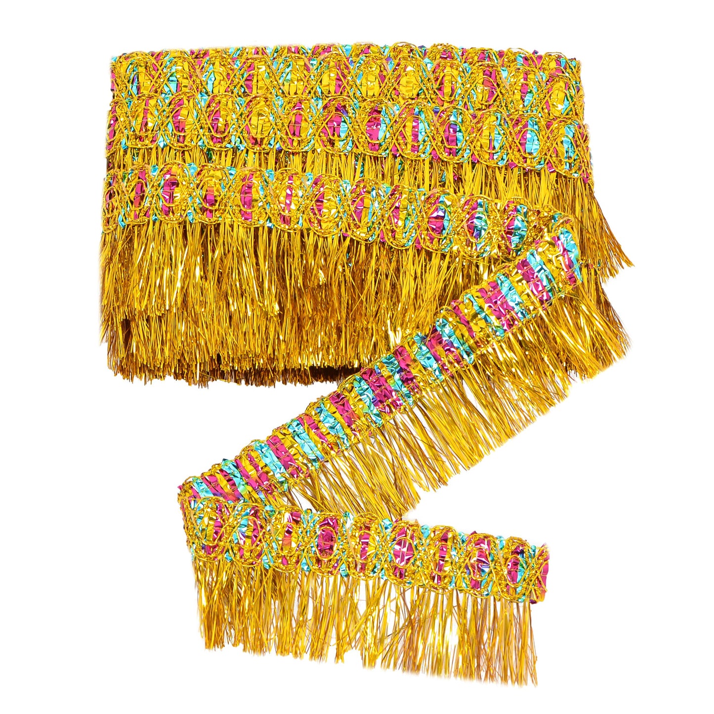 Fringe Tassel Lace Trim, 11 Yards 2.2 inch Wide, Sewing Trim for DIY Craft Garment Curtain Lamp Shade Tablecloth Stage Decoration