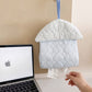 Quilted Hanging Tissue Holder with Heart Stitching