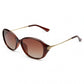 Oversized Cat-Eye Frame Sunglasses with Gradient Lenses and Elegant Temple Detail