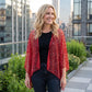 Sheer Sequin Oblong Scarf Lightweight Sparkle Mesh Shawl Wrap