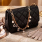 Decorative Chain Bag Strap with Charms and Swivel Clasps