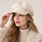 Embellished Newsboy Cap Adjustable Brim Baker Boy Hat