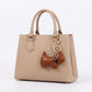 Scottish Terrier Dog Bag Charm with Dual Gold Tone Clip