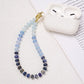 Beaded Phone Wrist Strap with Detachable Clasps