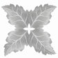 4 Pack Leaf Shaped PVC Placemats Washable Heat Resistant Table Mats