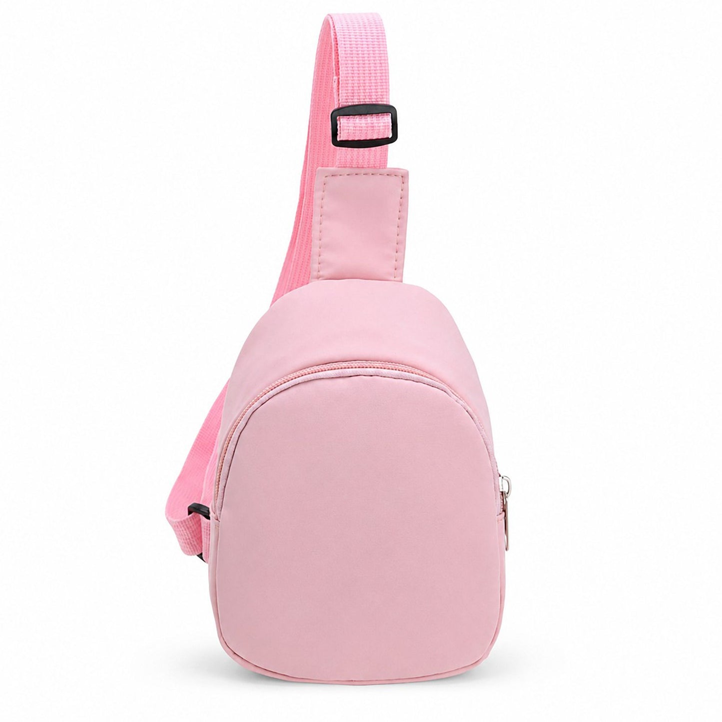 Adjustable Sling Bag with Front Zip Pocket for Travel