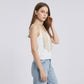 Sheer Pleated Skinny Scarf with Subtle Shine and Long Neck Tie Design