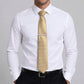 Men's Formal Tie Gift Set with Pocket Square Cufflinks Tie Clip and Gift Box