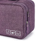 Travel Underwear Organizer Bag with Zipper and Carry Handle