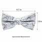 Pre Tied Paisley Bow Tie Adjustable Formal Suit and Tuxedo Accessory