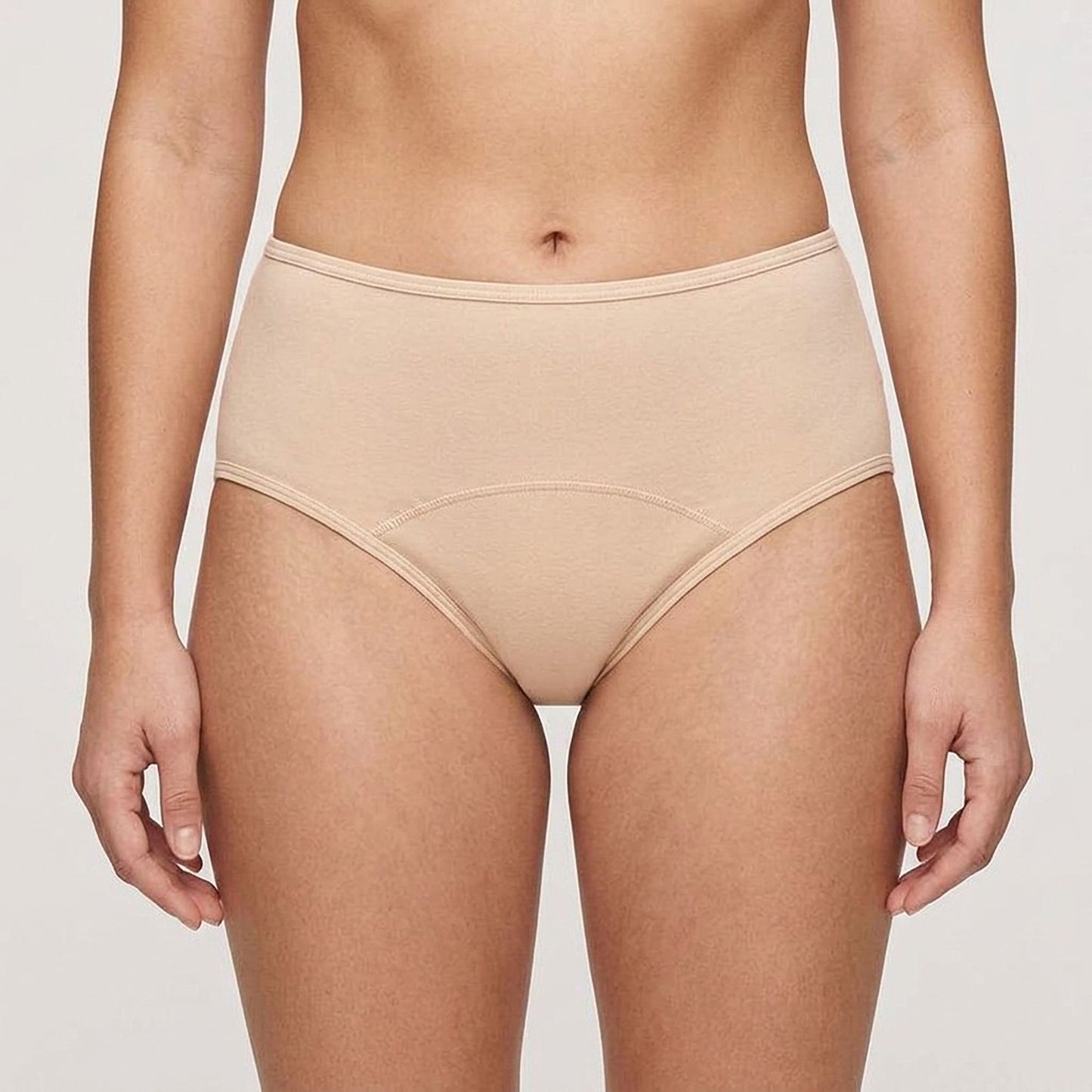3 Pack Solid Color Brief Underwear with Wide Waistband
