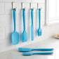 6-Piece Silicone Spatula Set with Handles, Flexible and Durable Kitchen Tools for Cooking and Baking