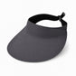 Foldable Packable Wide Brim Sun Visor Hat with Roll Up Travel Design