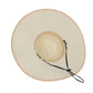Wide Brim Straw Sun Hat with Braided Cord Detail Lightweight Packable Design for Beach Outdoor Protection