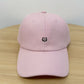 Embroidered Cat Face Baseball Cap with Curved Brim and Adjustable Strap