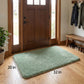 Plush Shag Bath Mat with Soft Pile Texture and Non Slip Backing