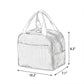 Insulated Corduroy Lunch Bag with Front Pocket
