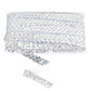 Sewing Sequin Trim 0.9 Inch 4 Row, 25 Yards Glitter Sequin Ribbon Metallic Stretch Bling Strip DIY Craft Decoration