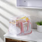 Transparent Mesh Beach Tote Bag - Waterproof Travel Shoulder Bag