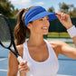 Pleated Visor - Lightweight Sport Sun Hat for Beach and Tennis