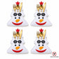4pk Christmas Tree Santa Silverware Holders