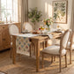 Beige Multicolor Floral Woven Table Runner with Tassel Fringe 13.8x47.2in
