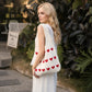 Knitted Heart Tote Bag Large Capacity Casual Shoulder Bag Lightweight Daily Bag