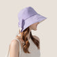 Wide Brim Bucket Hat Back Bow Detail for Sun Protection and Stylish Summer Looks