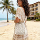 Macrame Bucket Bag Knotted Rope Handbag Drawstring Shoulder Bag Textured Woven Crossbody Style Lightweight Boho Purse