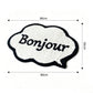 Bonjour Cloud Shaped Bathroom Floor Mat Soft Water Absorbent with Anti-Slip Base