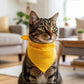 Polka Dot Pet Bandana, Soft Cotton Dotted Scarf Bib for Small Medium Dogs Cats