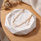 Decorative Floral Chain Bag Strap with Swivel Clasps