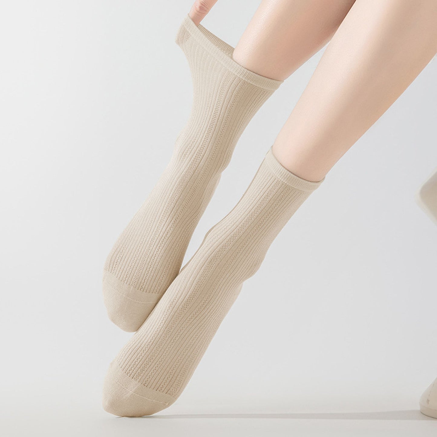 Summer Ribbed Ankle Socks 6Pk