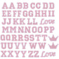 56 PCS Sequin Letter Iron On Patches A-Z Alphabet Varsity Letter Sewing Repair Preppy Glitter Hot-fix for Bag Shoes DIY Supplies