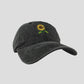 Women's Baseball Cap with Sunflower Embroidery