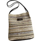 Woven Polyester Tote Bag with Magnetic Closure and Long Shoulder Straps