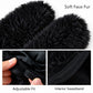 Faux Fur Trapper Hat Long Ear Flaps Plush Winter Hat