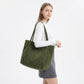 Corduroy Tote Bag Large Capacity Slouchy Shoulder Bag for Work School