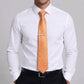 Men's Paisley Floral Tie Gift Set with Matching Pocket Square Cufflinks and Silver Tie Clip