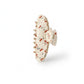 2pcs per set Cherry Print Acrylic Hair Claw Clip with Curved Design and Strong Grip