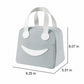Insulated Lunch Bag with Zip Closure Top Handles and Wipeable Interior for Work School Travel