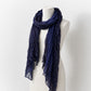 Lightweight Floral Crinkle Long Scarf