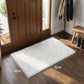 Chenille Bath Mat with Plush Noodle Texture and Non Slip Backing