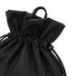 Drawstring Bucket Bag with Double Top Handles and Ruched Opening 11x9x4.5in
