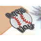 Baseball Mama Sequin Iron On Patches Game Day Applique Large Patch Accessory Clothes Jacket Uniform Backpack DIY Decor