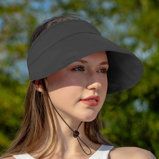Foldable Wide - Brim Sun Visor Hat for UV Protection