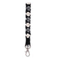 Floral Braided Wrist Strap with Swivel Clasp