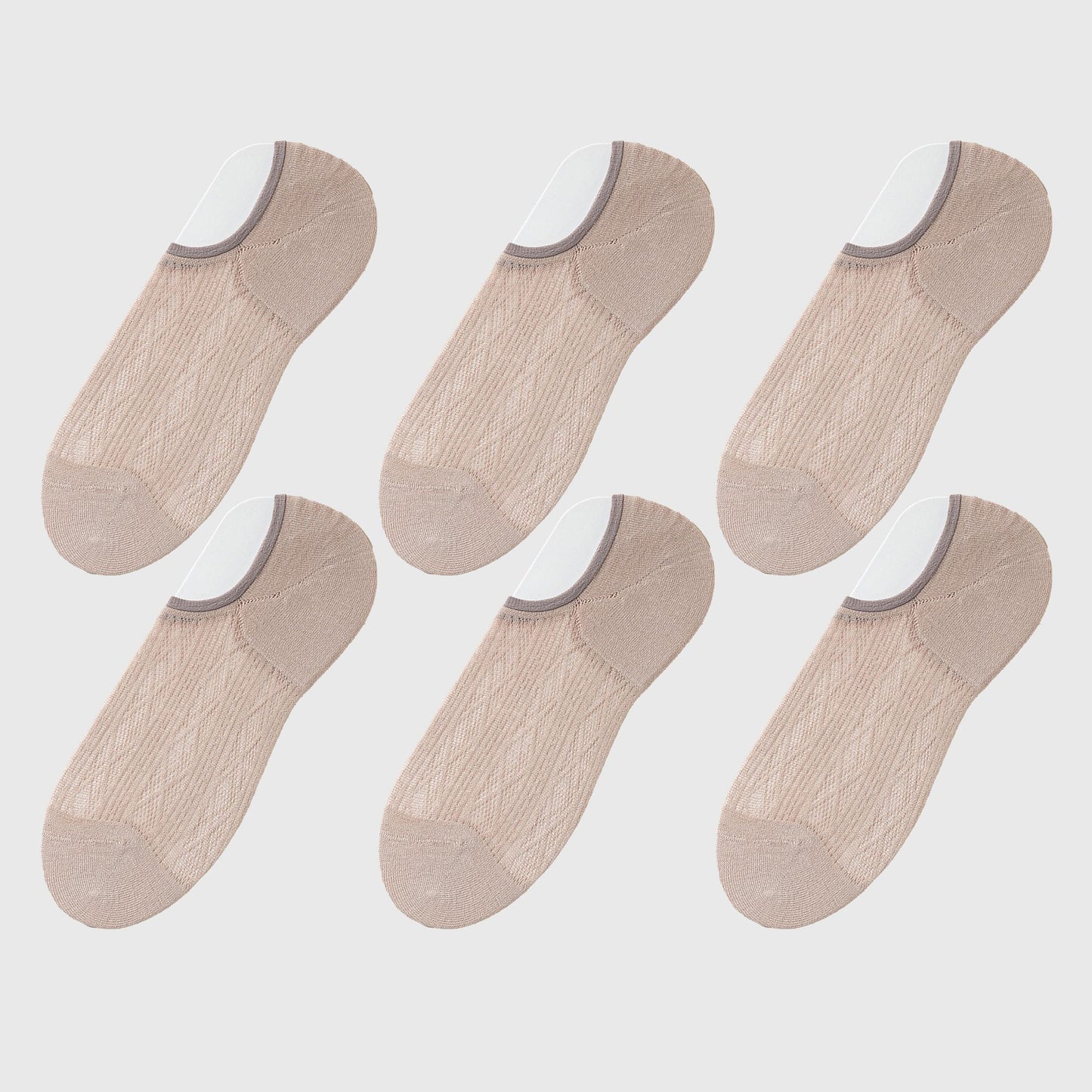 Invisible No-Show Liner Socks 6Pk