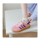 4 Pairs Low-Cut Mesh Knit Cotton Socks Cute Pattern Breathable Stretch for Everyday Casual Wear